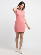 Women's Basic Bodycon Polo Dress