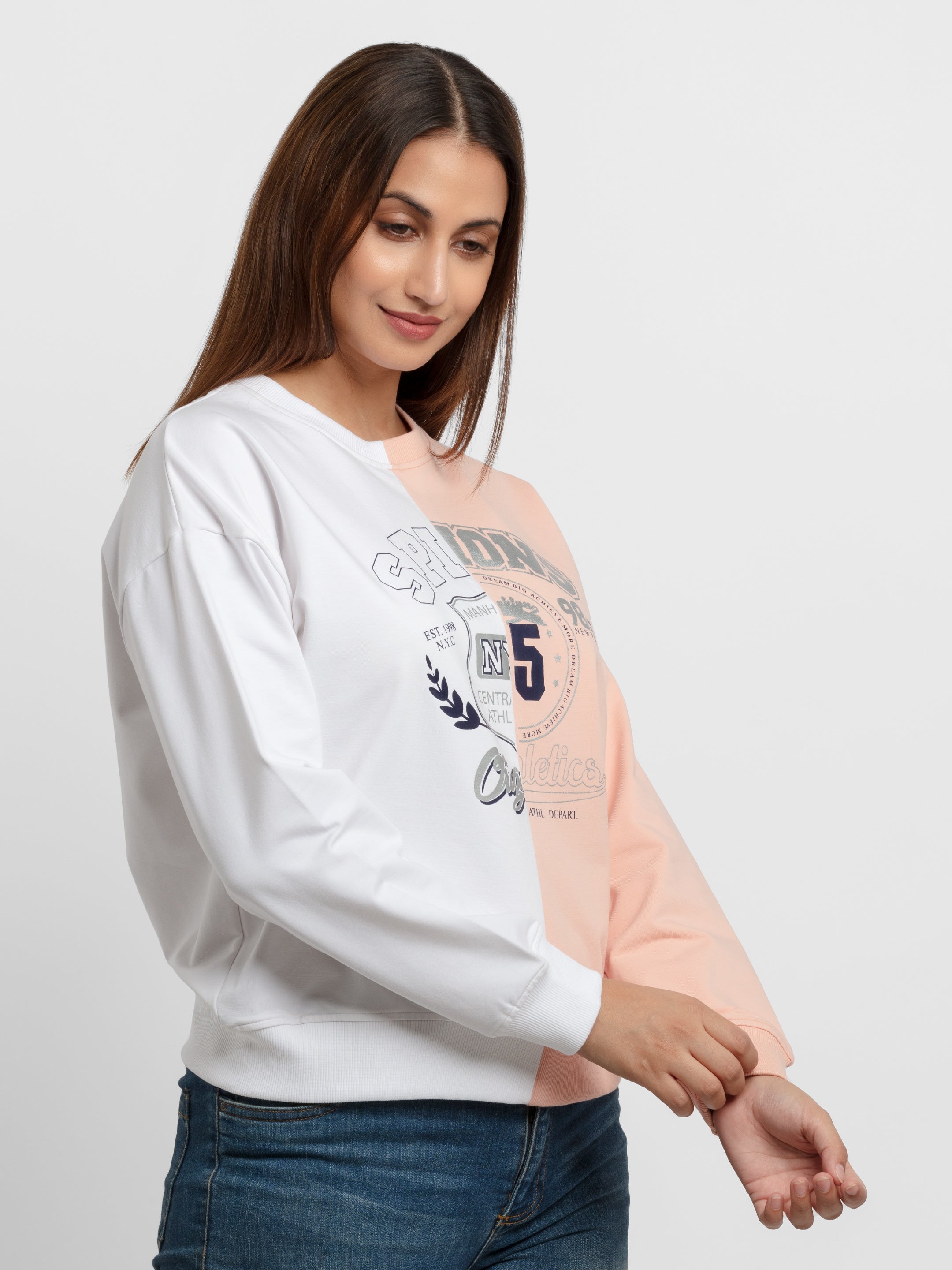Womens Mix & Match Lightweight Sweatshirt Secondary image
