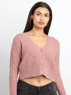 cable knitted sweater for women