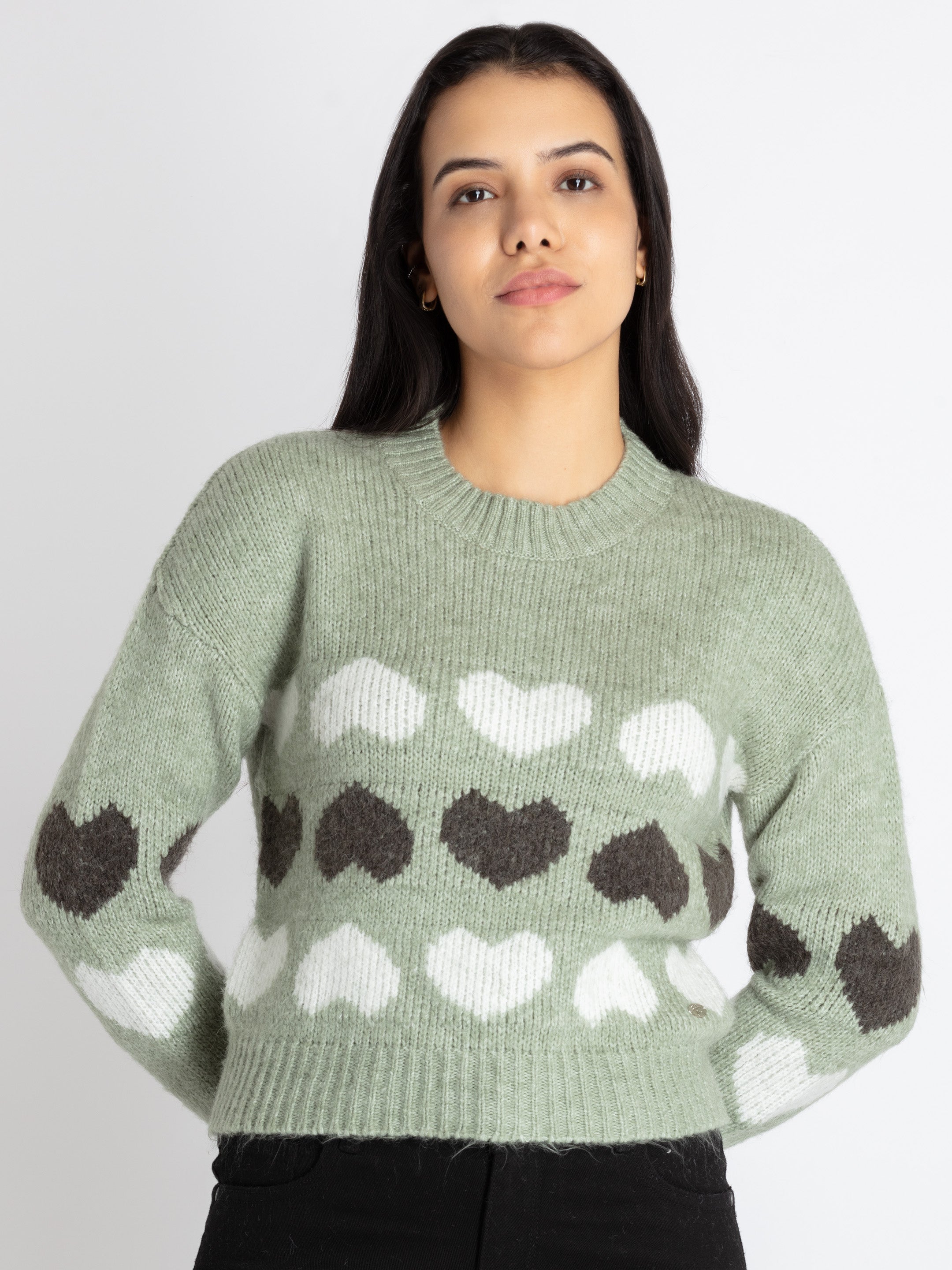 jacquard sweater