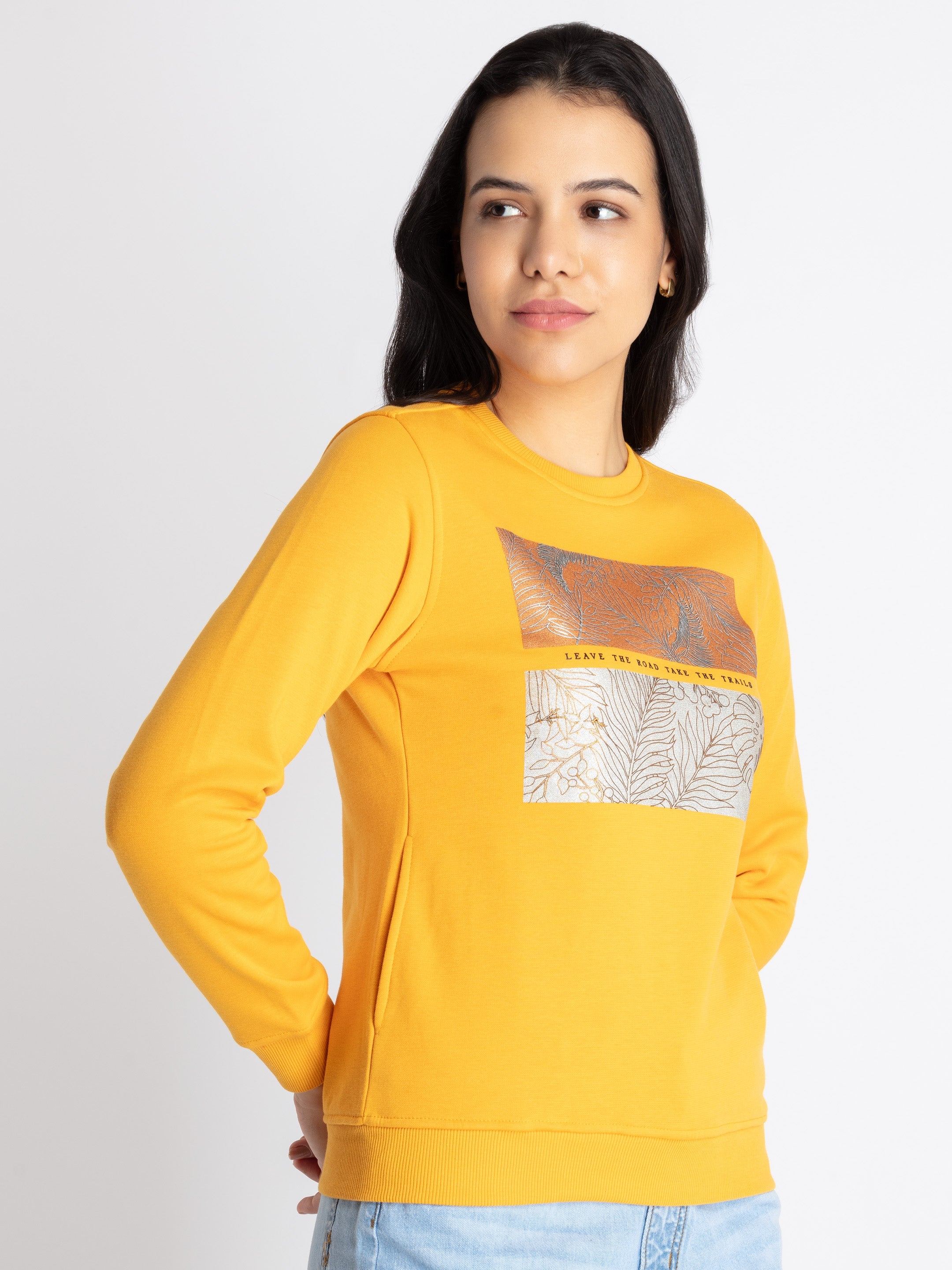 printed sweatshirt for women
