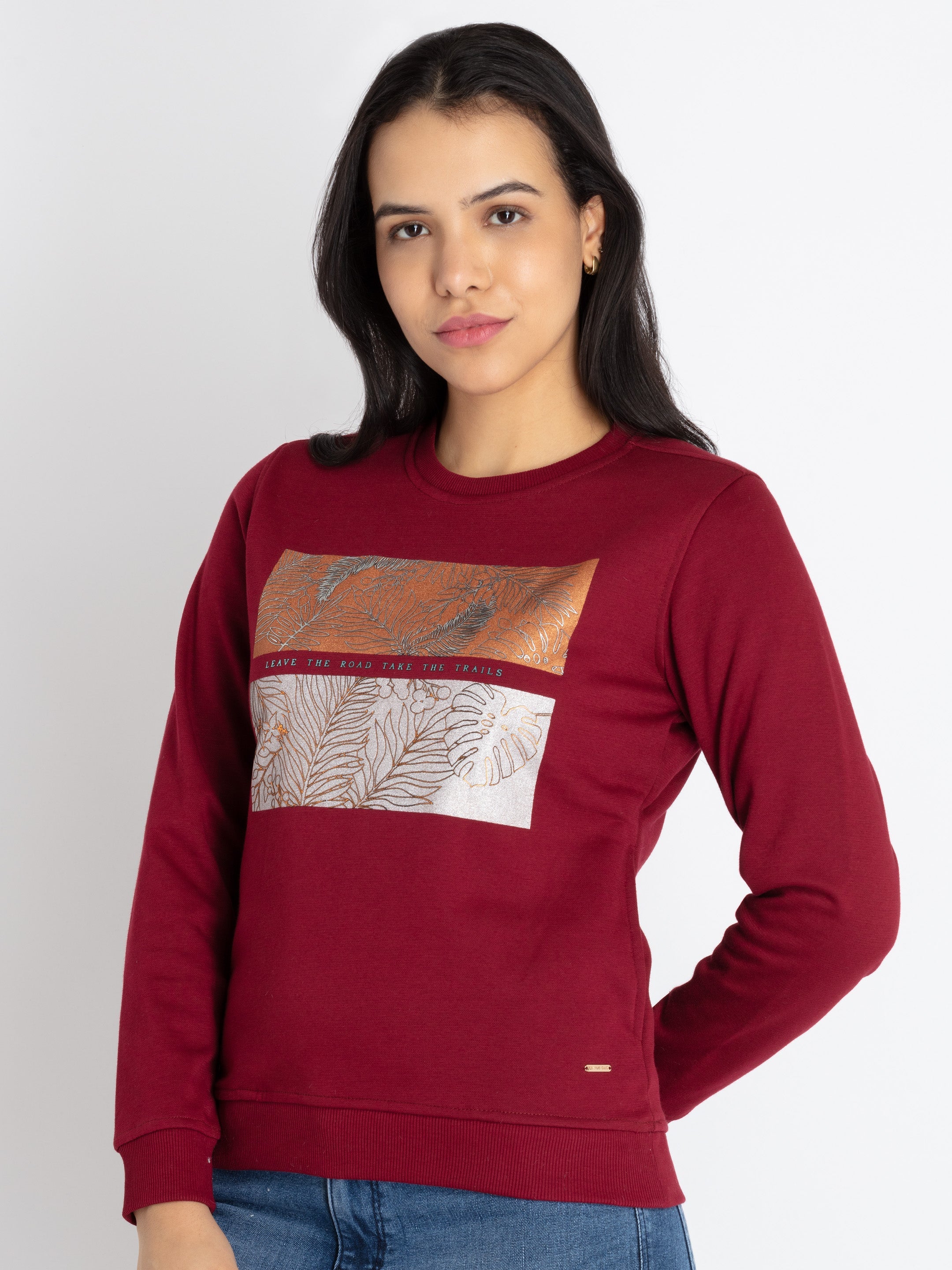 printed sweatshirt for women