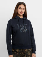 Status Quo |Printed Regular Fit Hooded Sweatshirt - S, M, L, XL, XXL