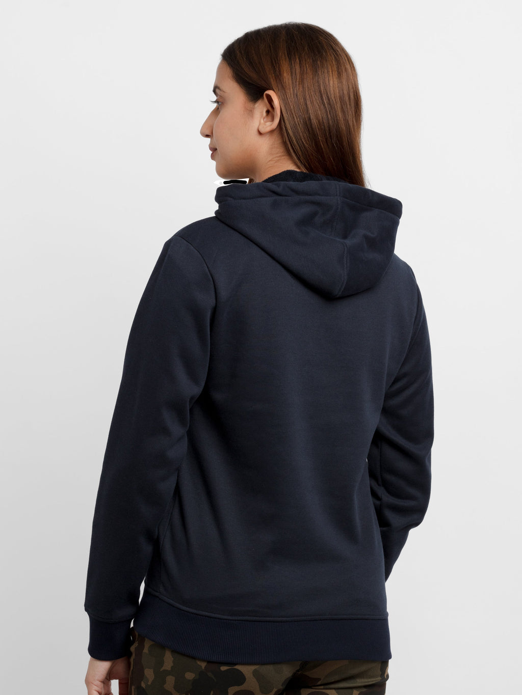 Womens Printed Hooded Sweatshirt