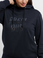Womens Printed Hooded Sweatshirt