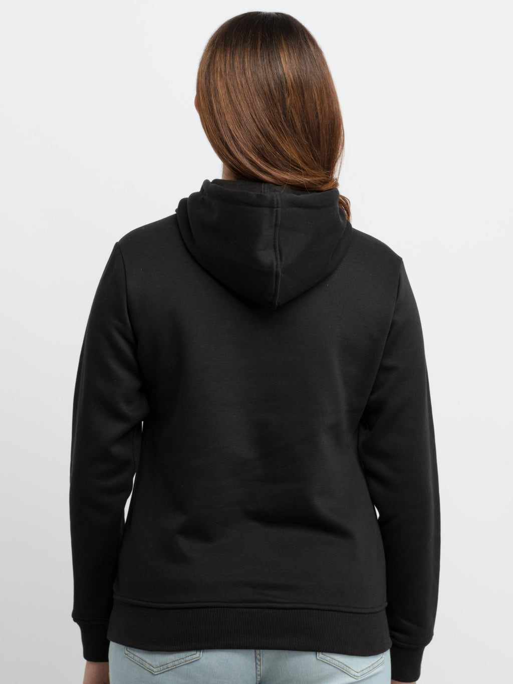 Womens Printed Hooded Sweatshirt