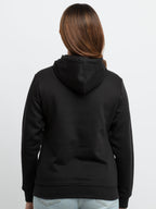 Womens Printed Hooded Sweatshirt