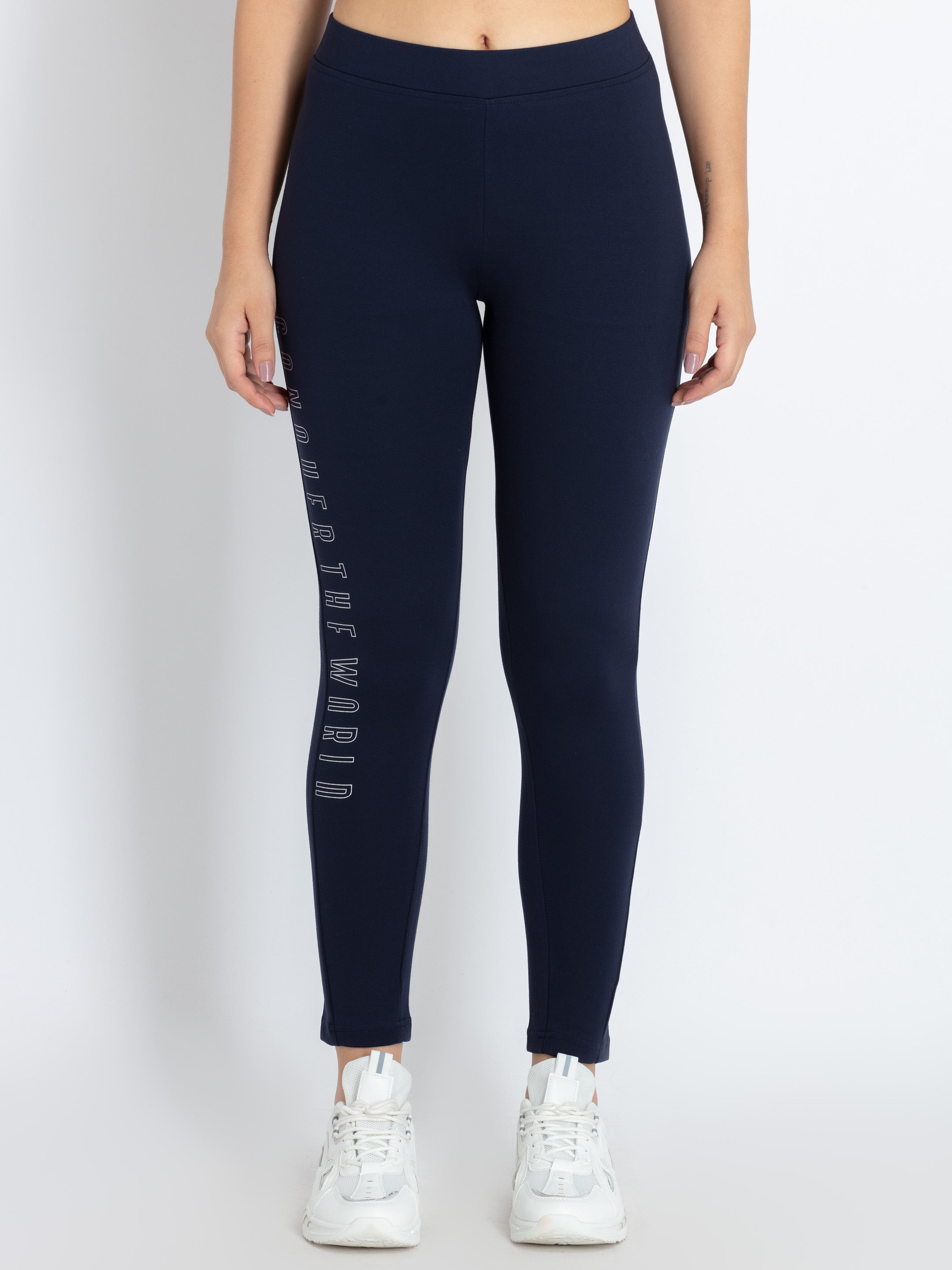 solid jeggings for women Main image