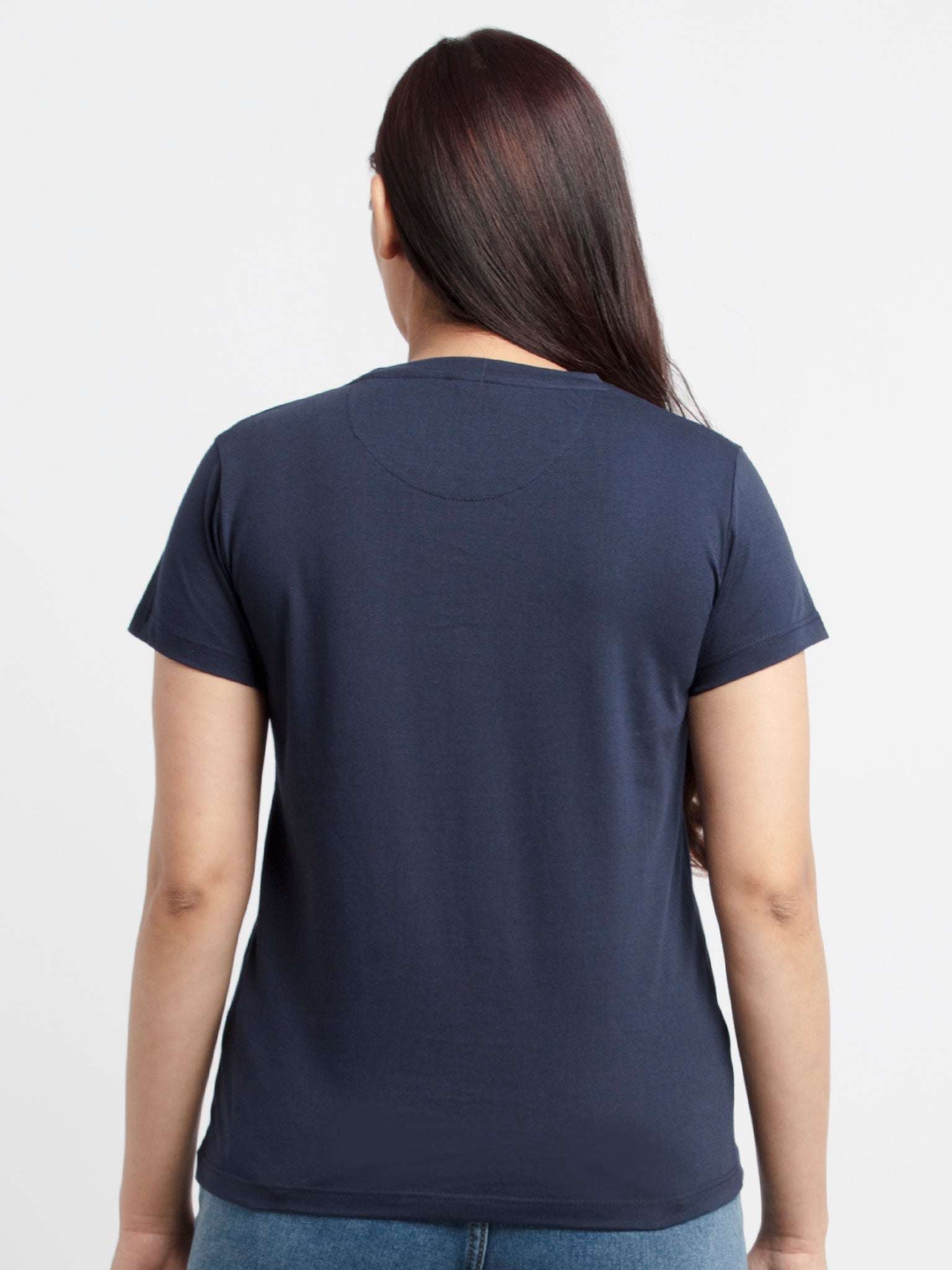 Women Printed Round Neck T-Shirt