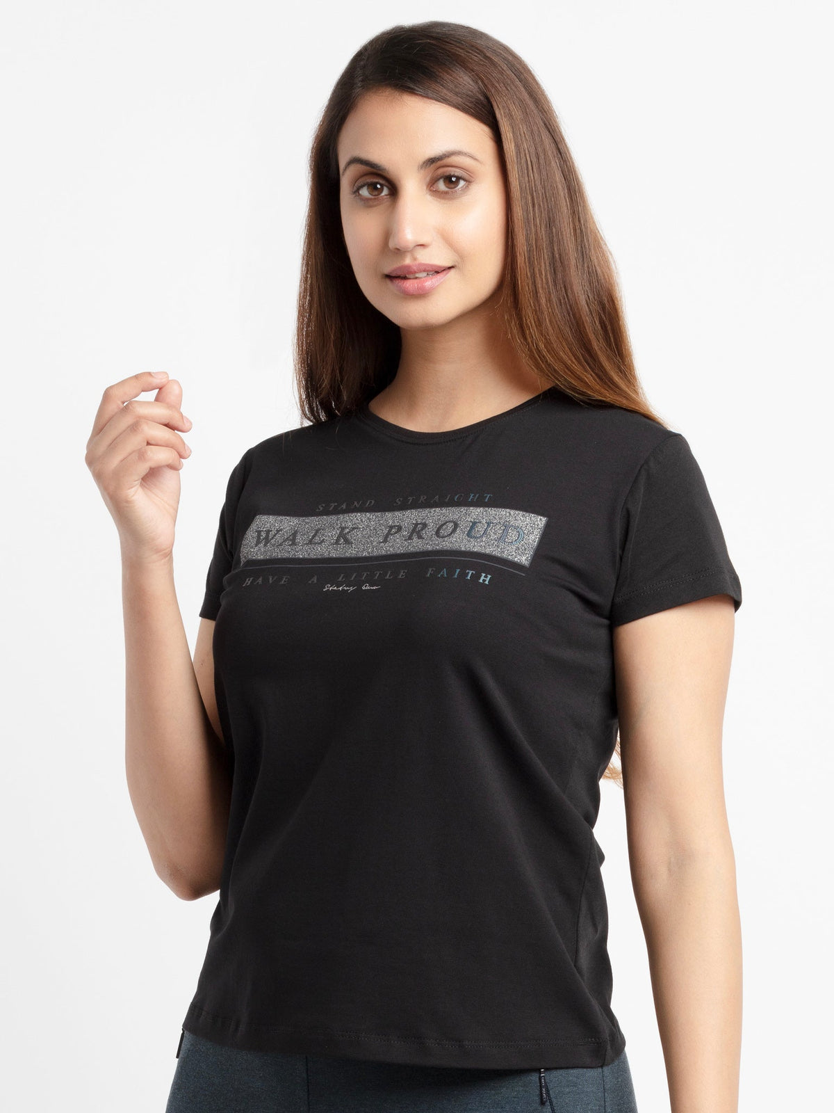 Women's Printed Round Neck T-Shirt