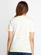 Womens Tie & Dye Round Neck T-shirt
