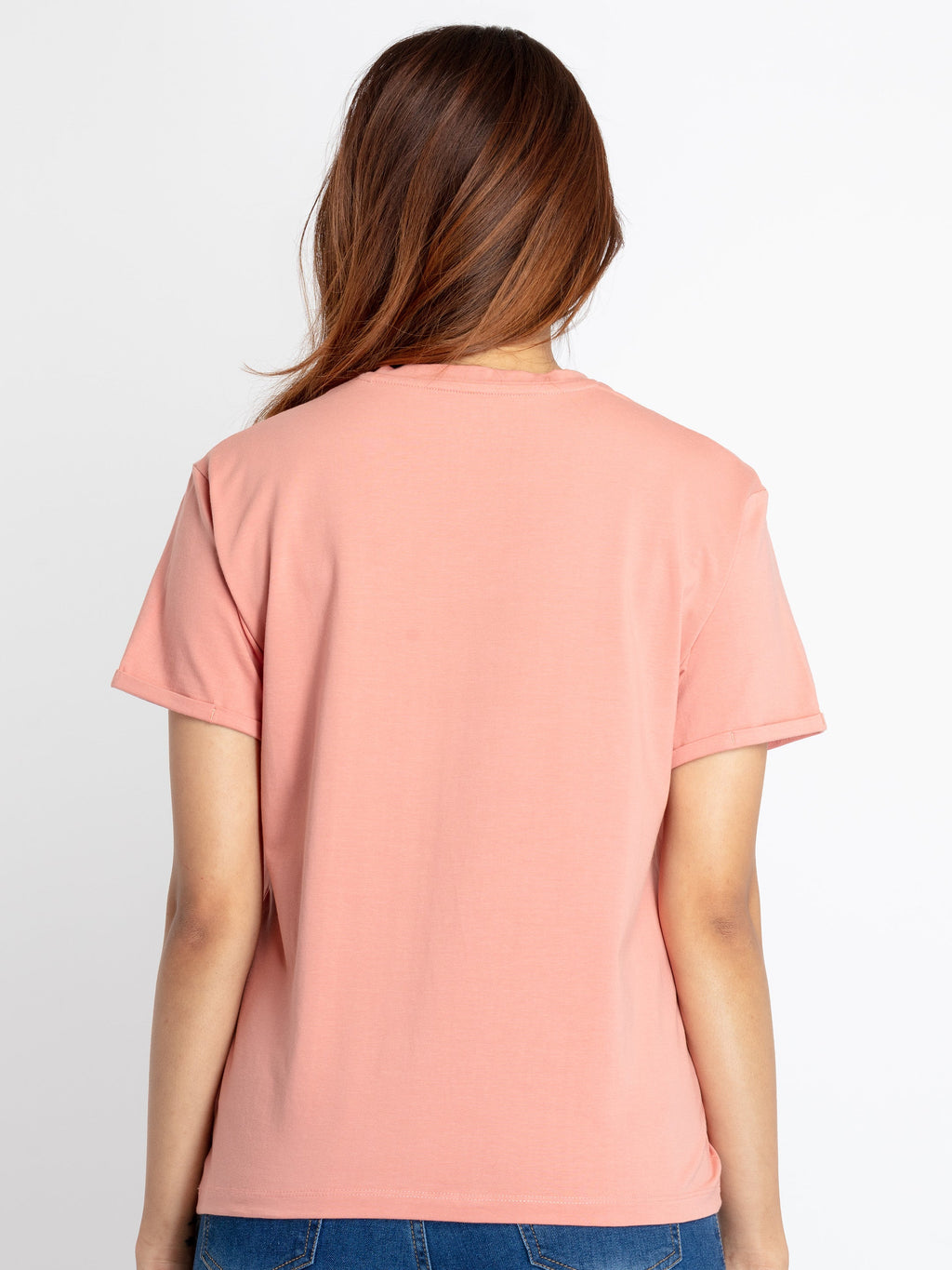 Womens Printed Round Neck T-shirt