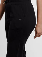 Womens Solid Regular Fit Trackpants