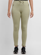 solid track pants for women