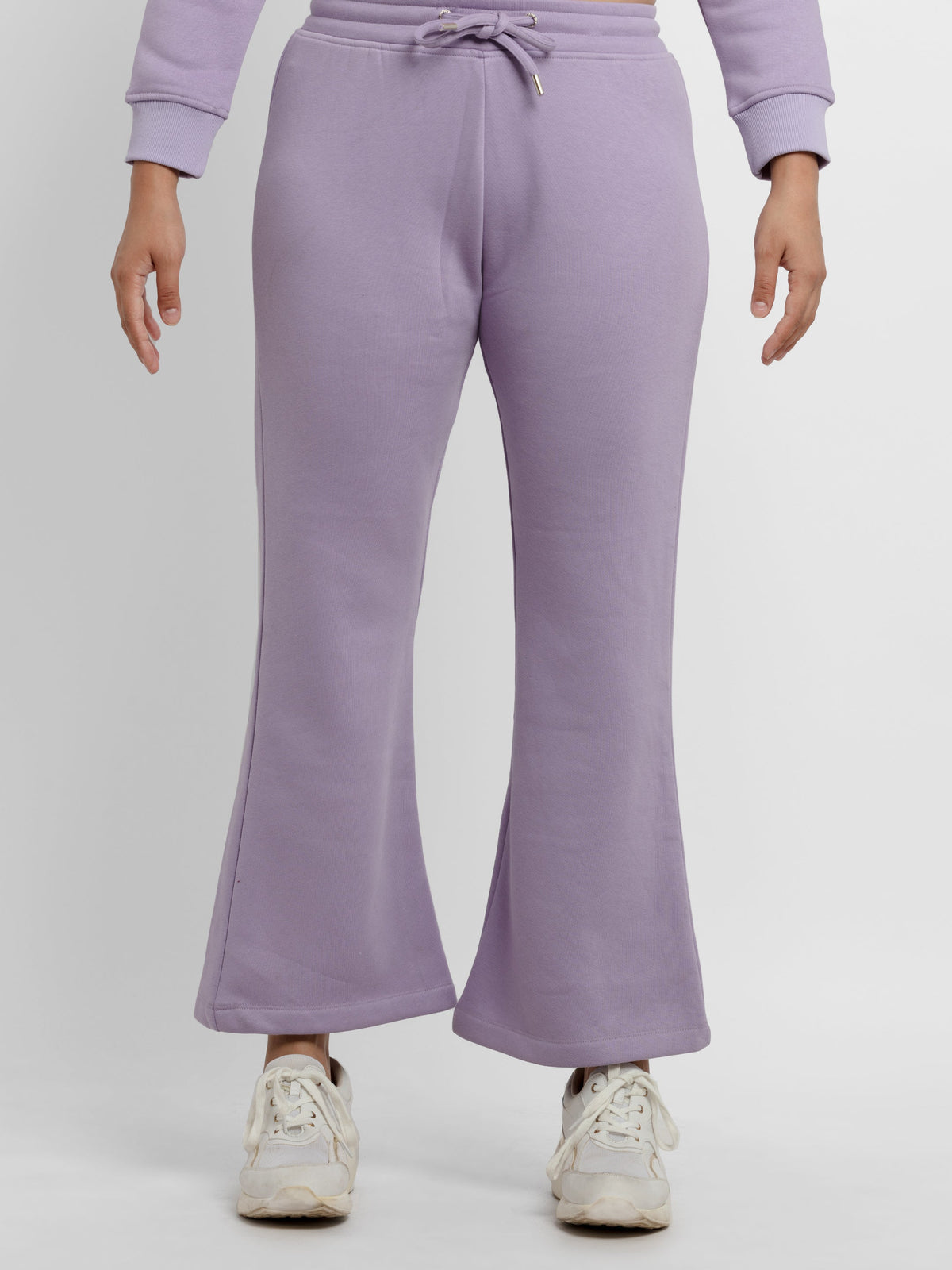 solid track pants for women