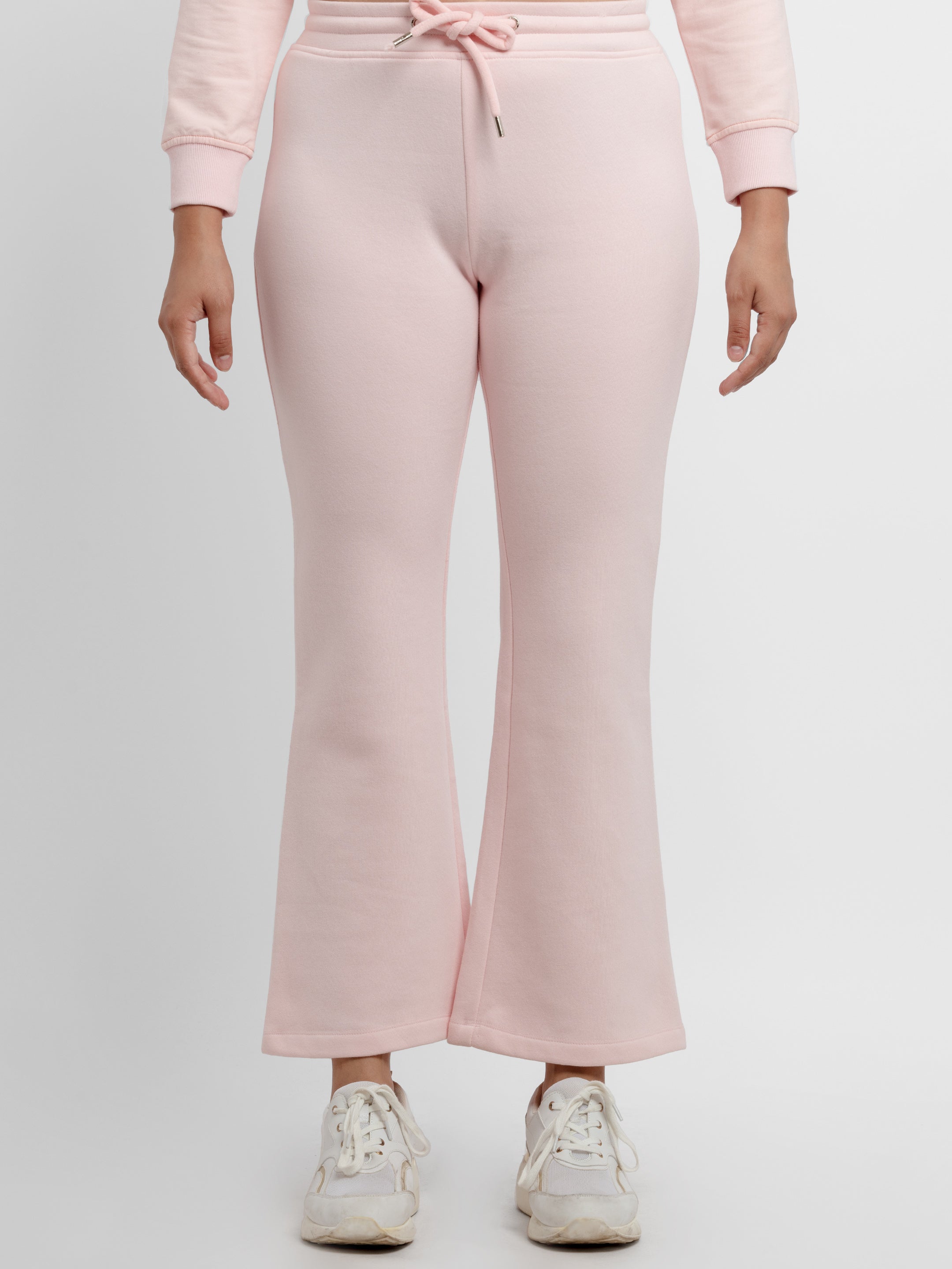 solid track pants for women