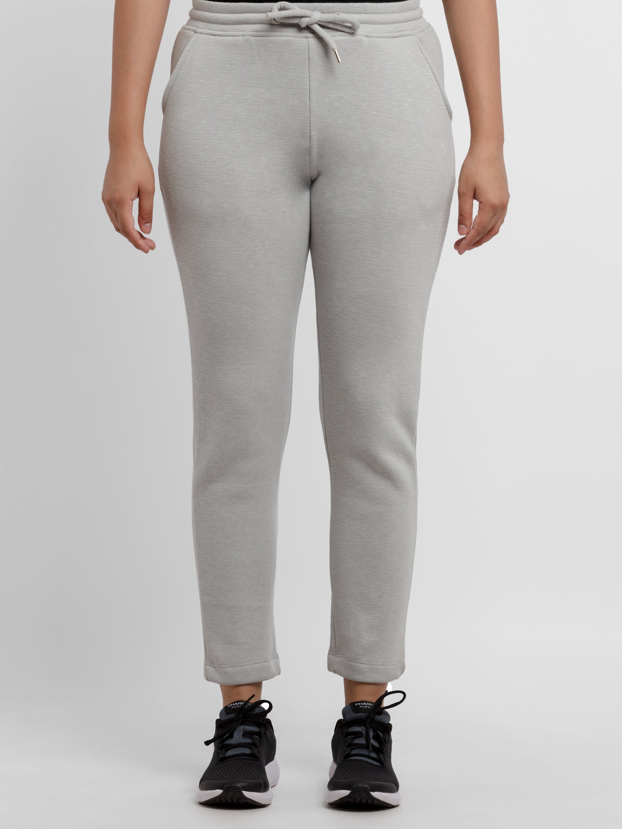 solid track pants for women