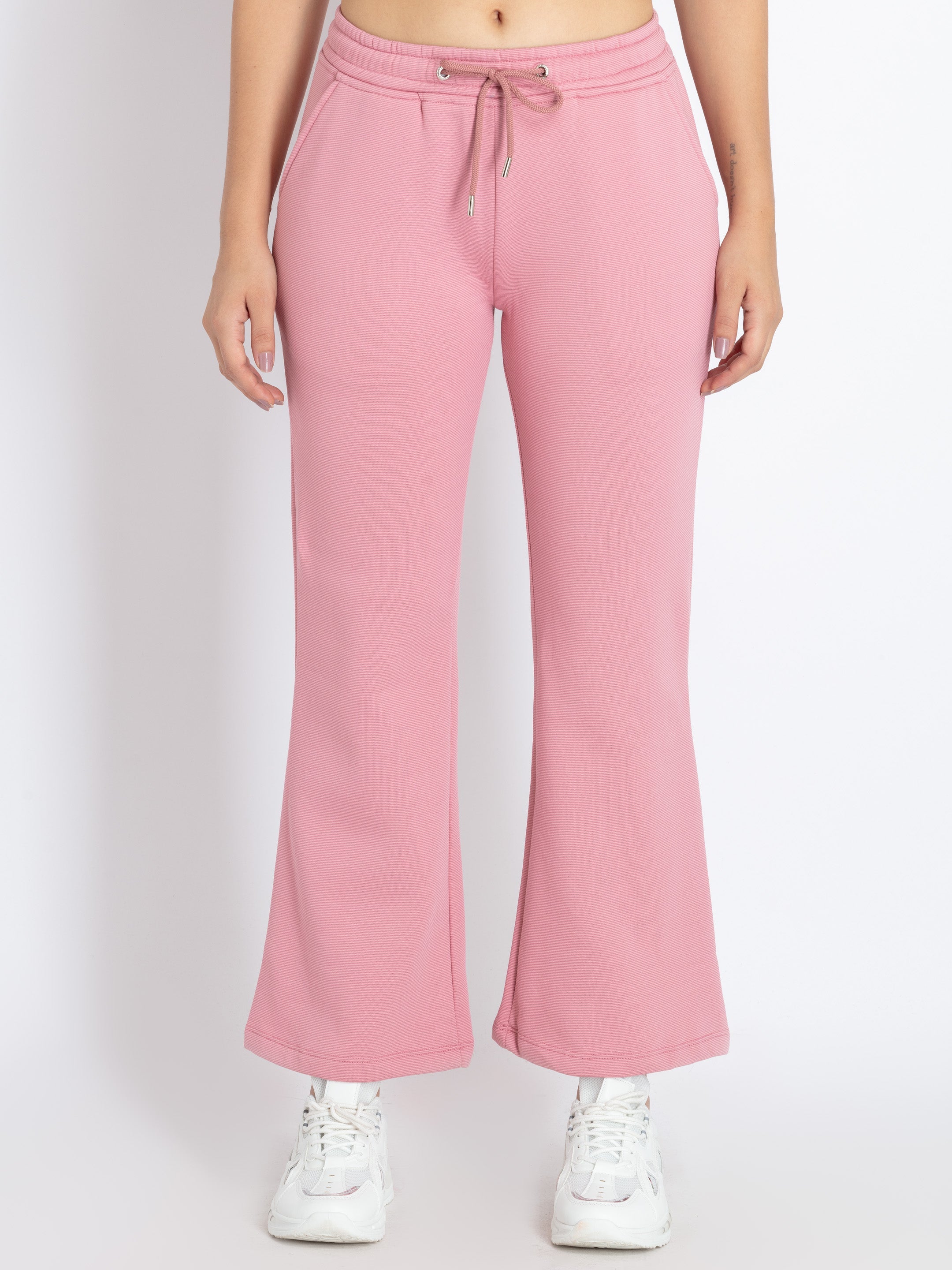 knitted track pants for women Main image