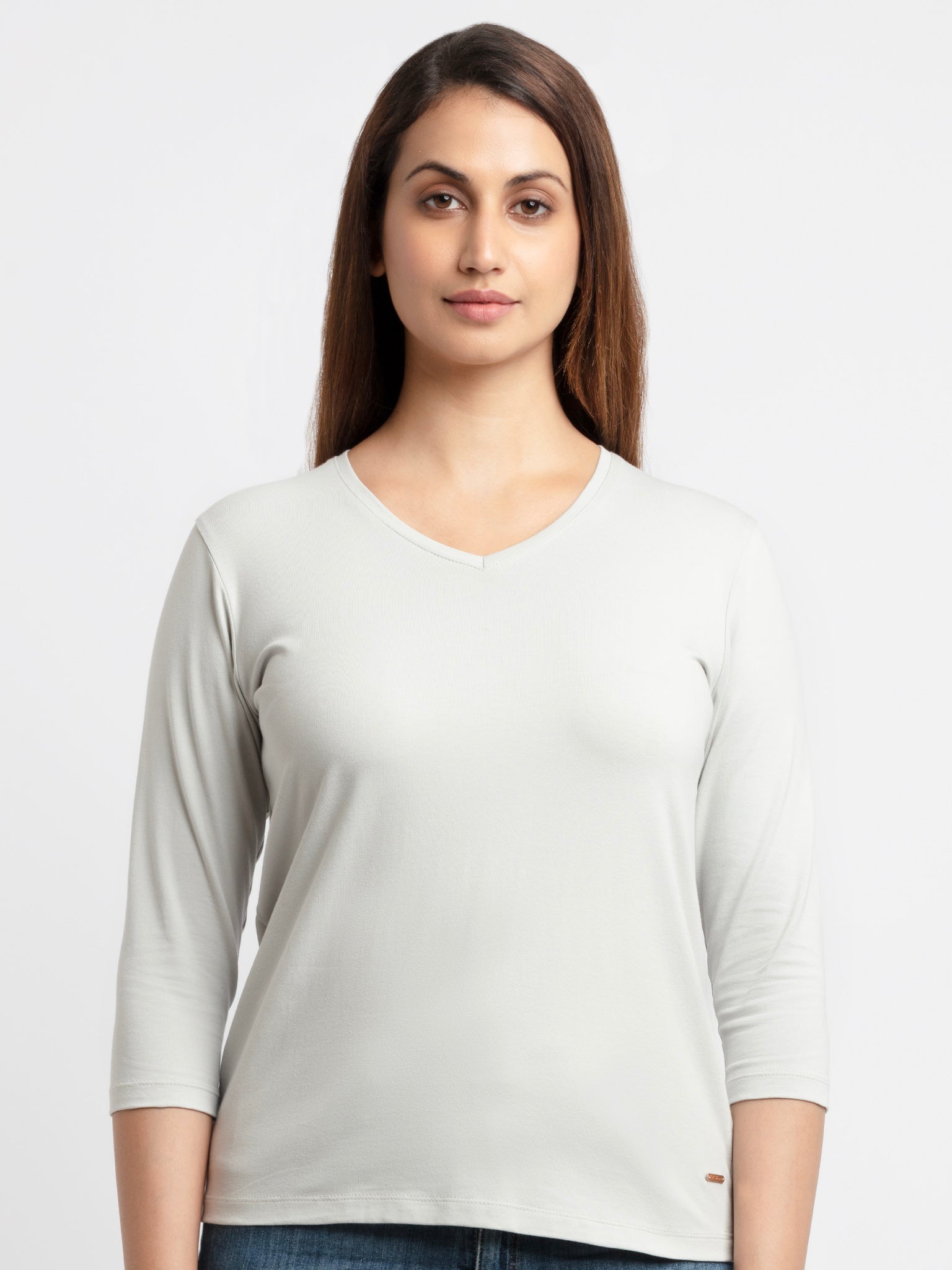 Status Quo |Womens Solid V Neck T-Shirt - S, M,  L,  XL,  XXL, 3XL Main image