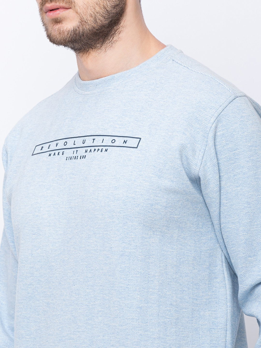 Printed  Round Neck Sweatshirt