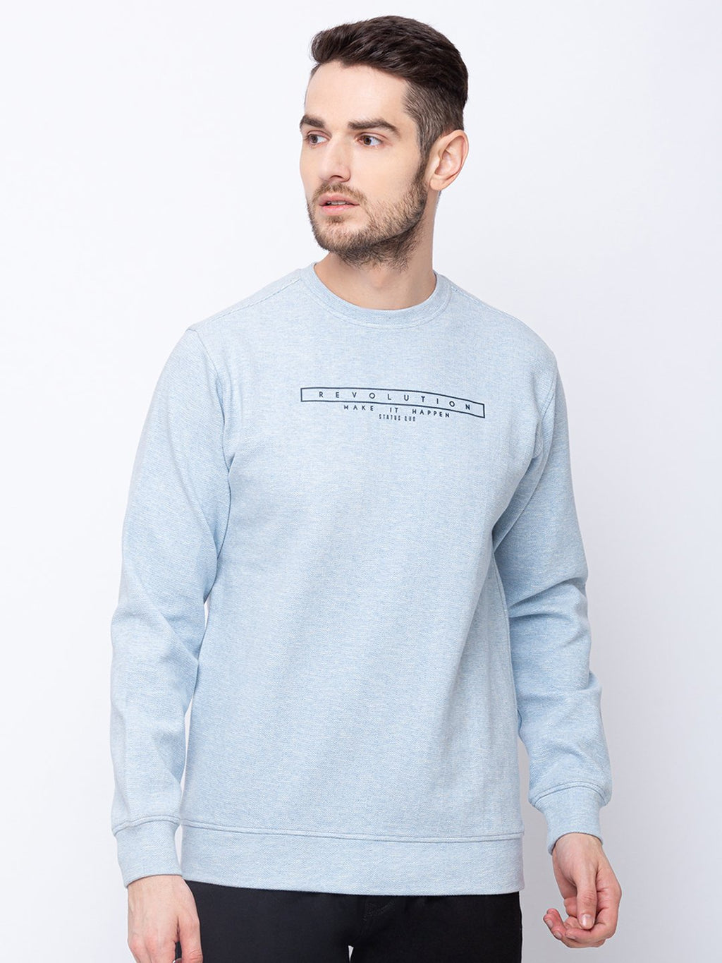 Status Quo |SKY Round Neck Sweatshirt - M, L, XL, XXL