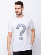 Status Quo |White Round Neck T-Shirt - 3XL, 4XL, 5XL