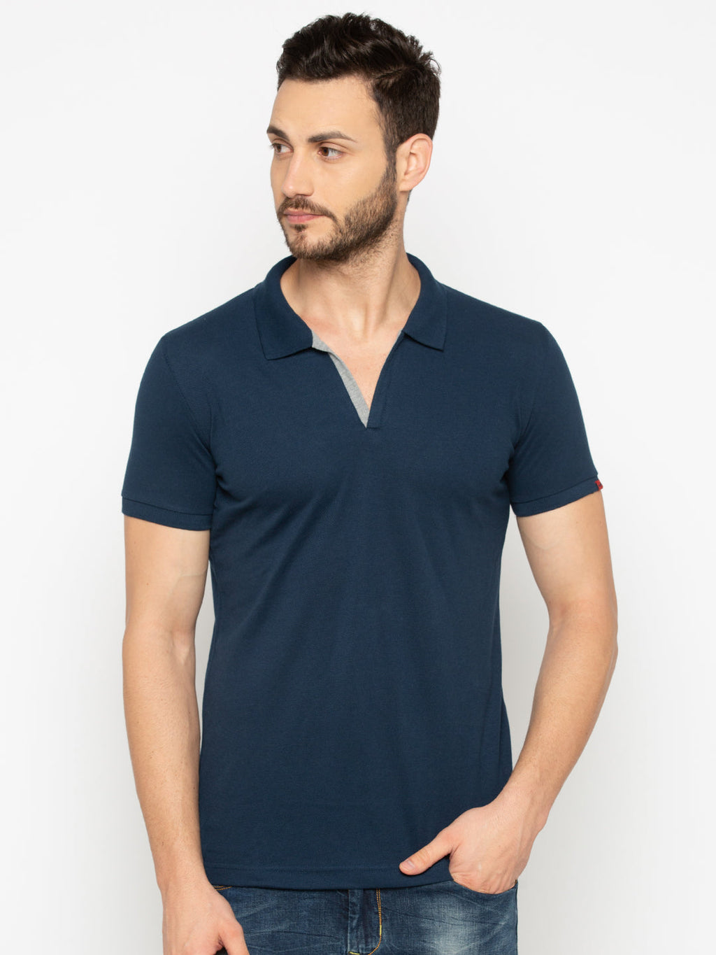 Mens Slim Fit Polo T-Shirt