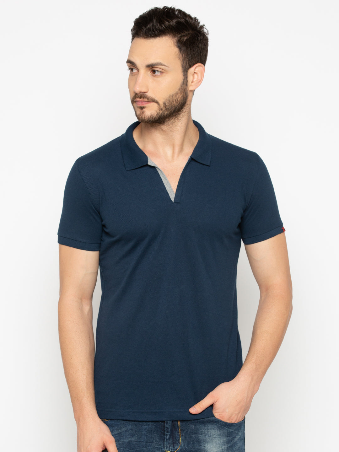 Mens Slim Fit Polo T-Shirt