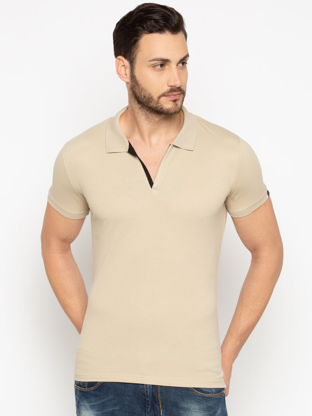 Cement polo t shirt