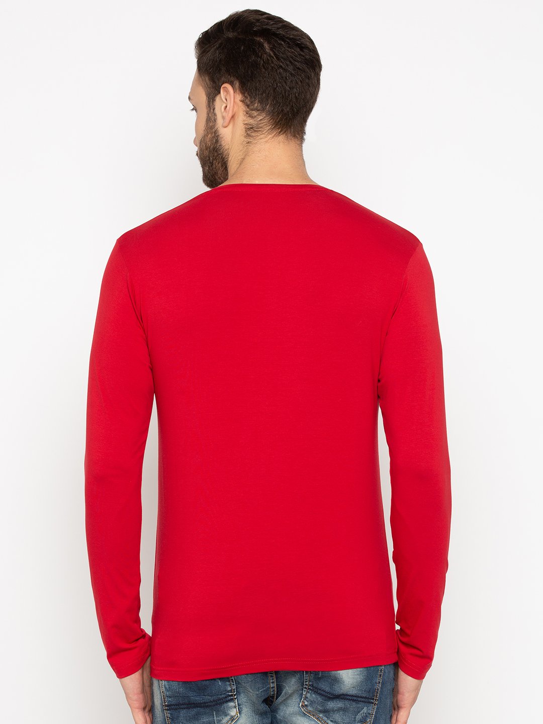 Solid V-Neck Tee