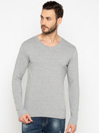 Solid V-Neck Tee