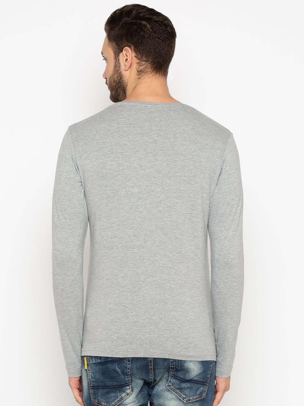 Solid V-Neck Tee