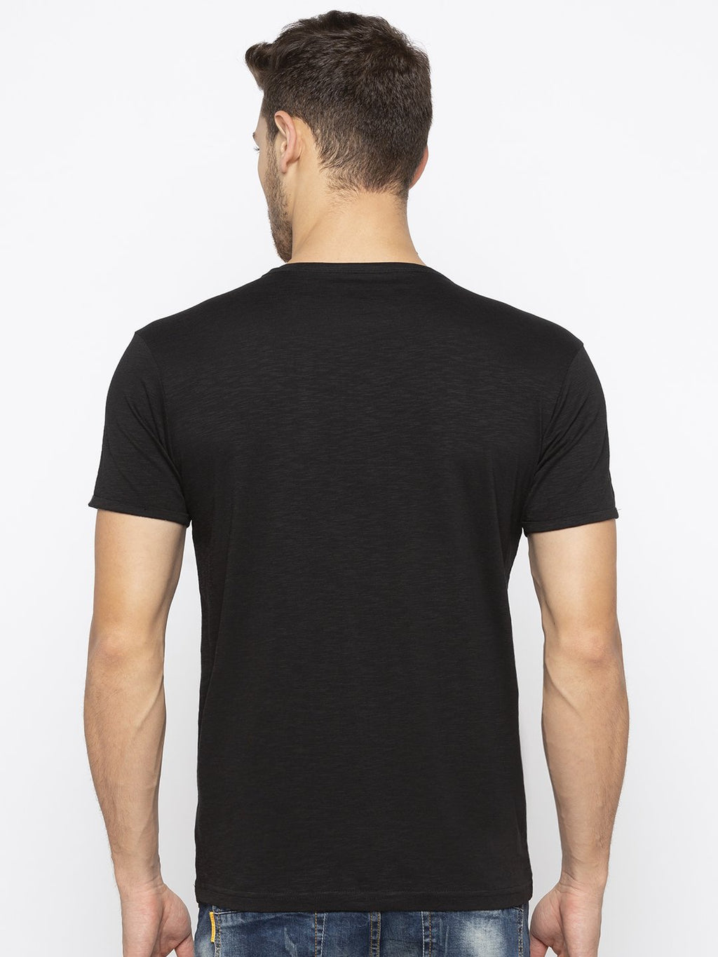 Solid V-Neck Tee