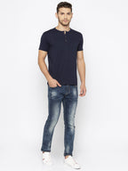 Solid V-Neck Tee