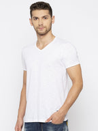 Solid V-Neck Tee