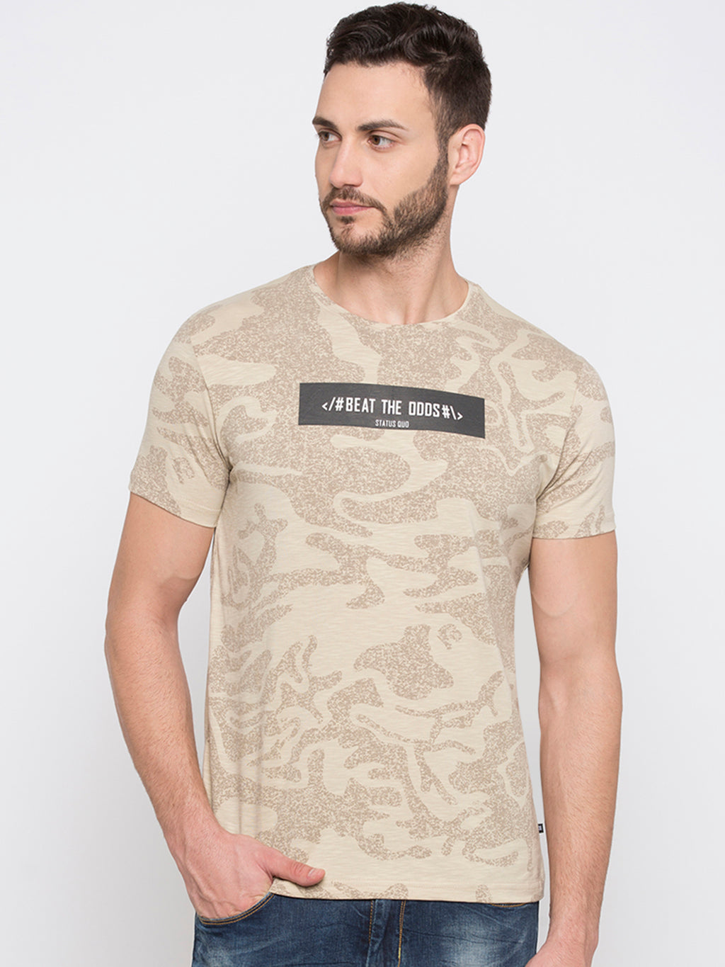 Cotton T-Shirt With Print