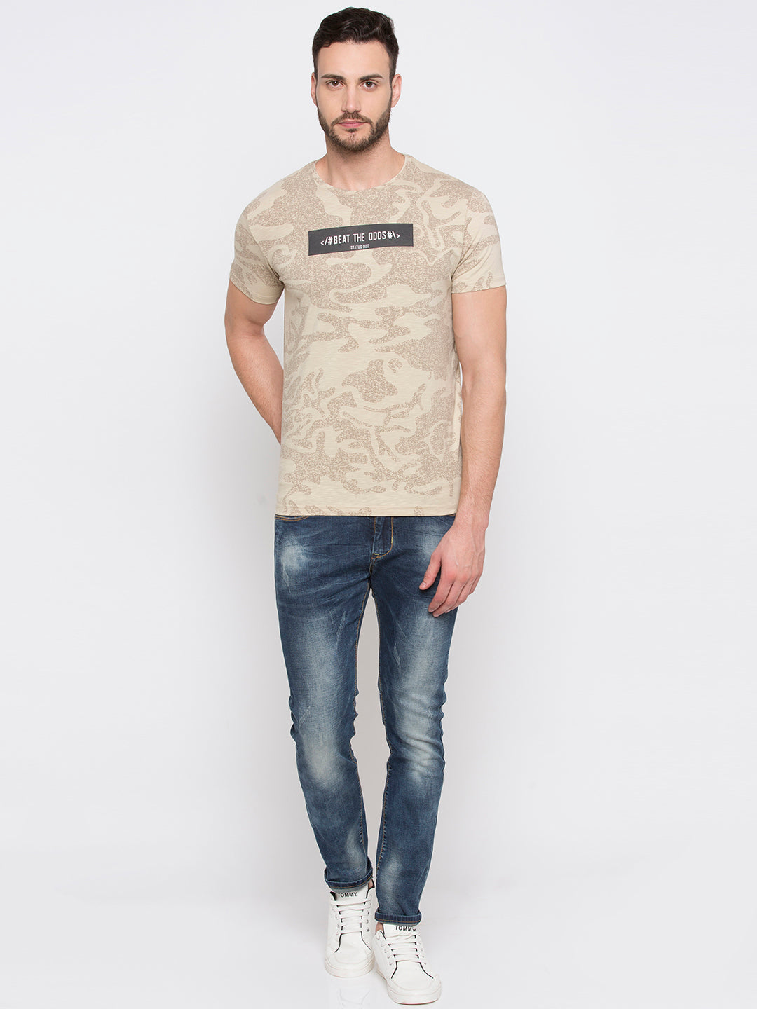 Cotton T-Shirt With Print