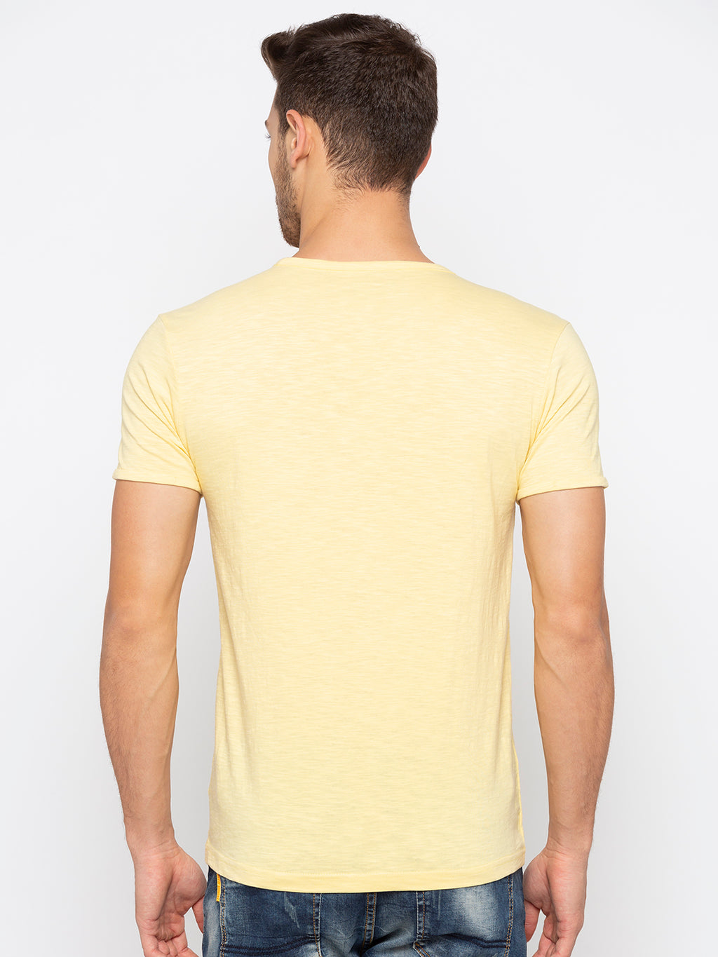 Solid V-Neck Tee