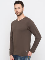 Solid V-Neck Tee