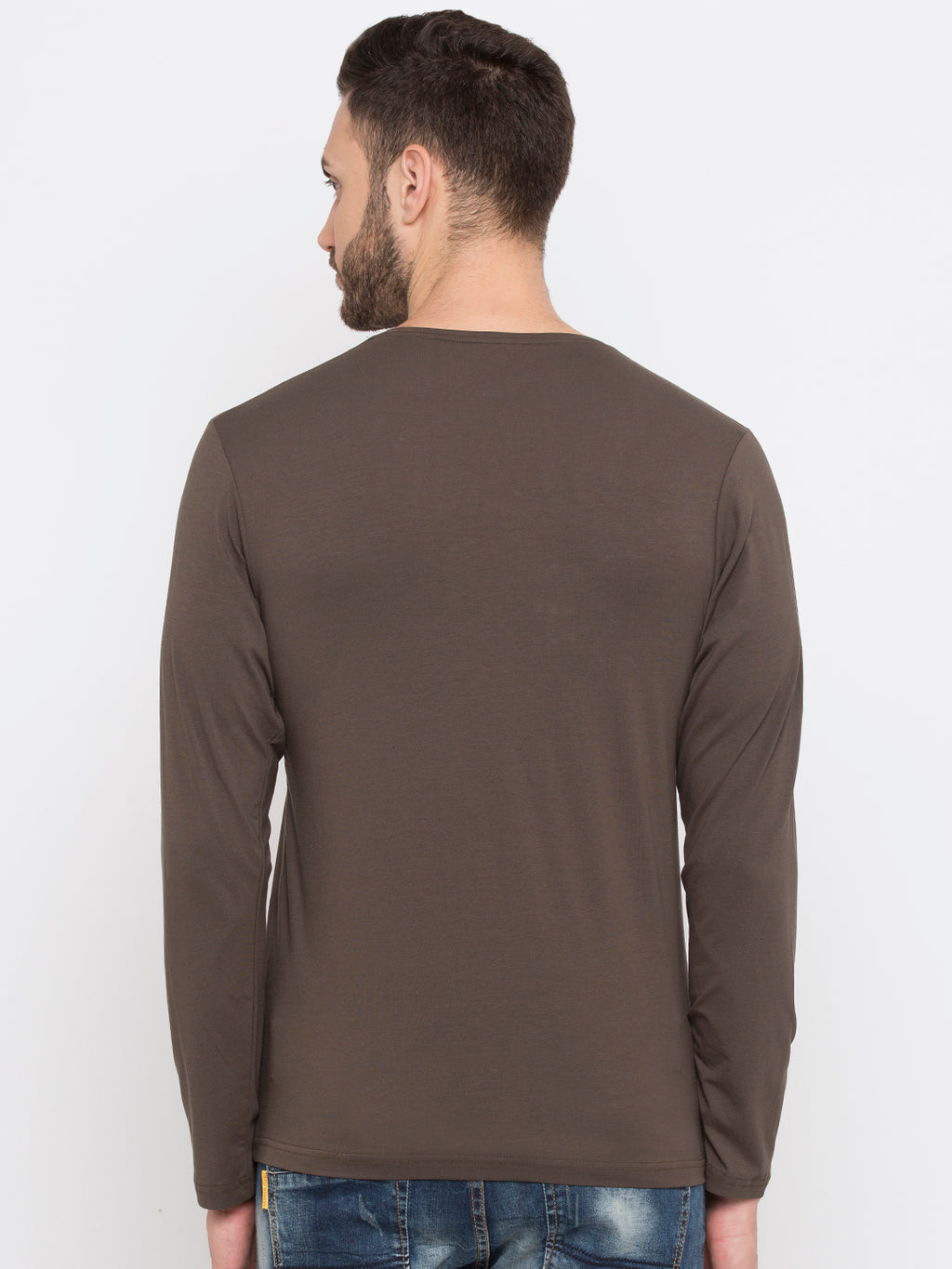 Solid V-Neck Tee