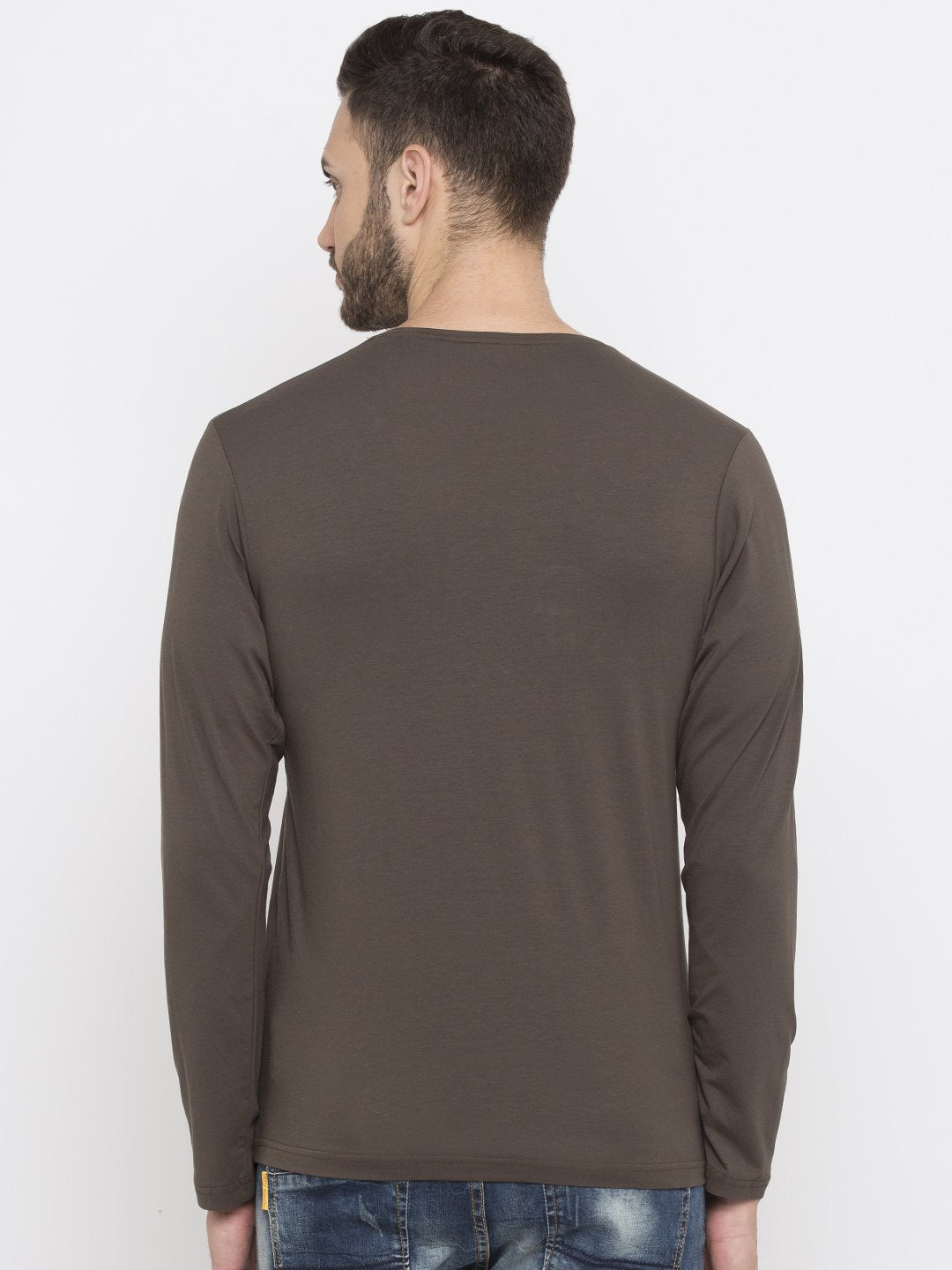 Solid V-Neck Tee