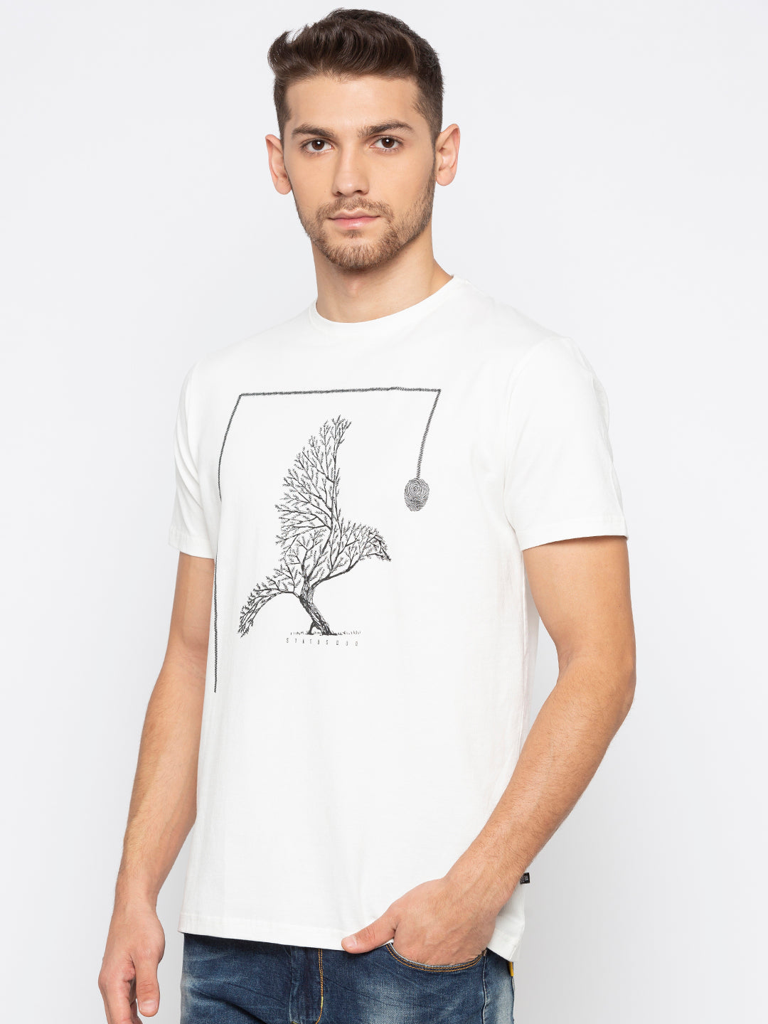 Chest Print T-Shirt