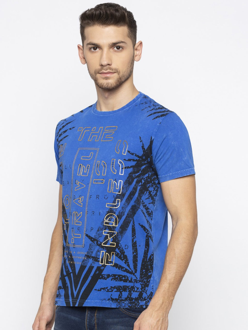 Printed Round Neck T-shirt