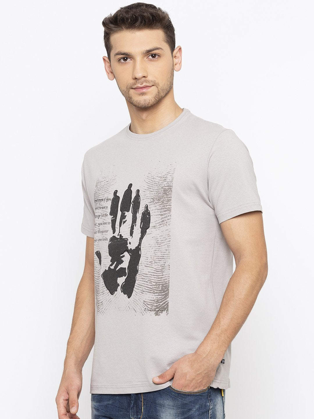 Chest Print T-Shirt