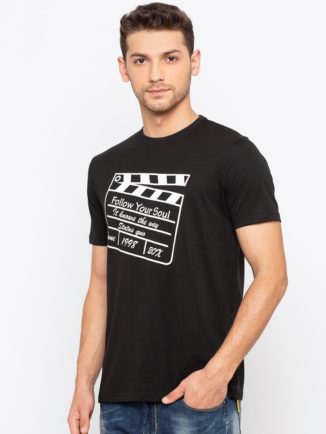 Printed Cotton T-Shirt