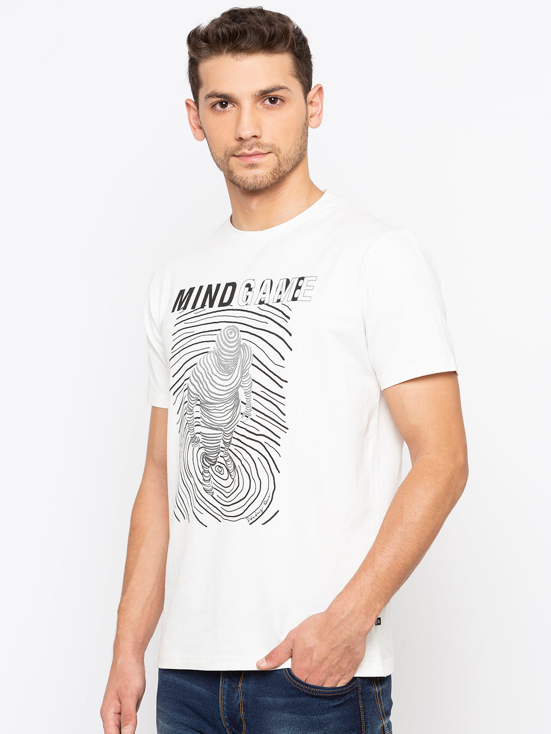 Chest Print T-Shirt