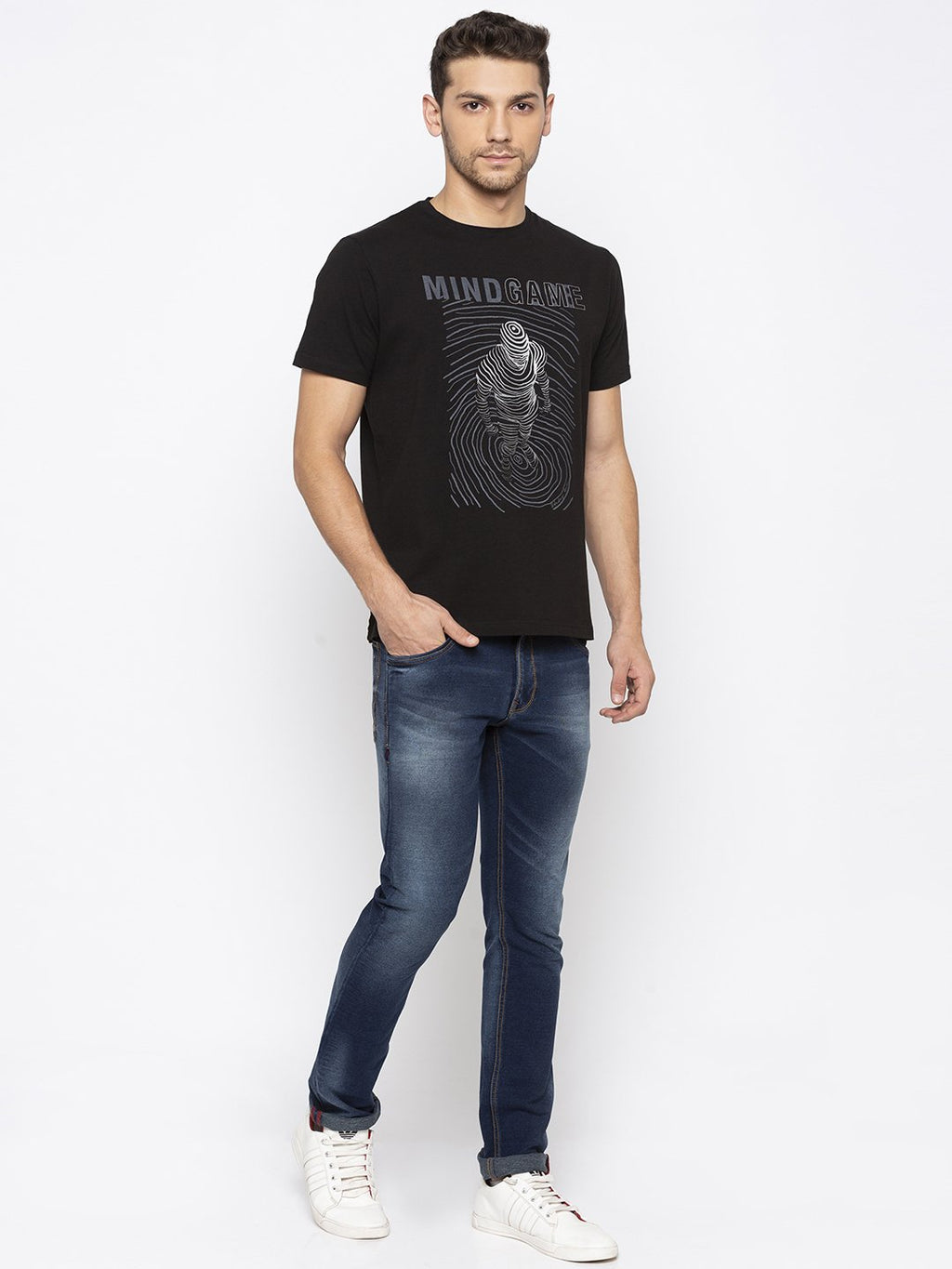 Chest Print T-Shirt