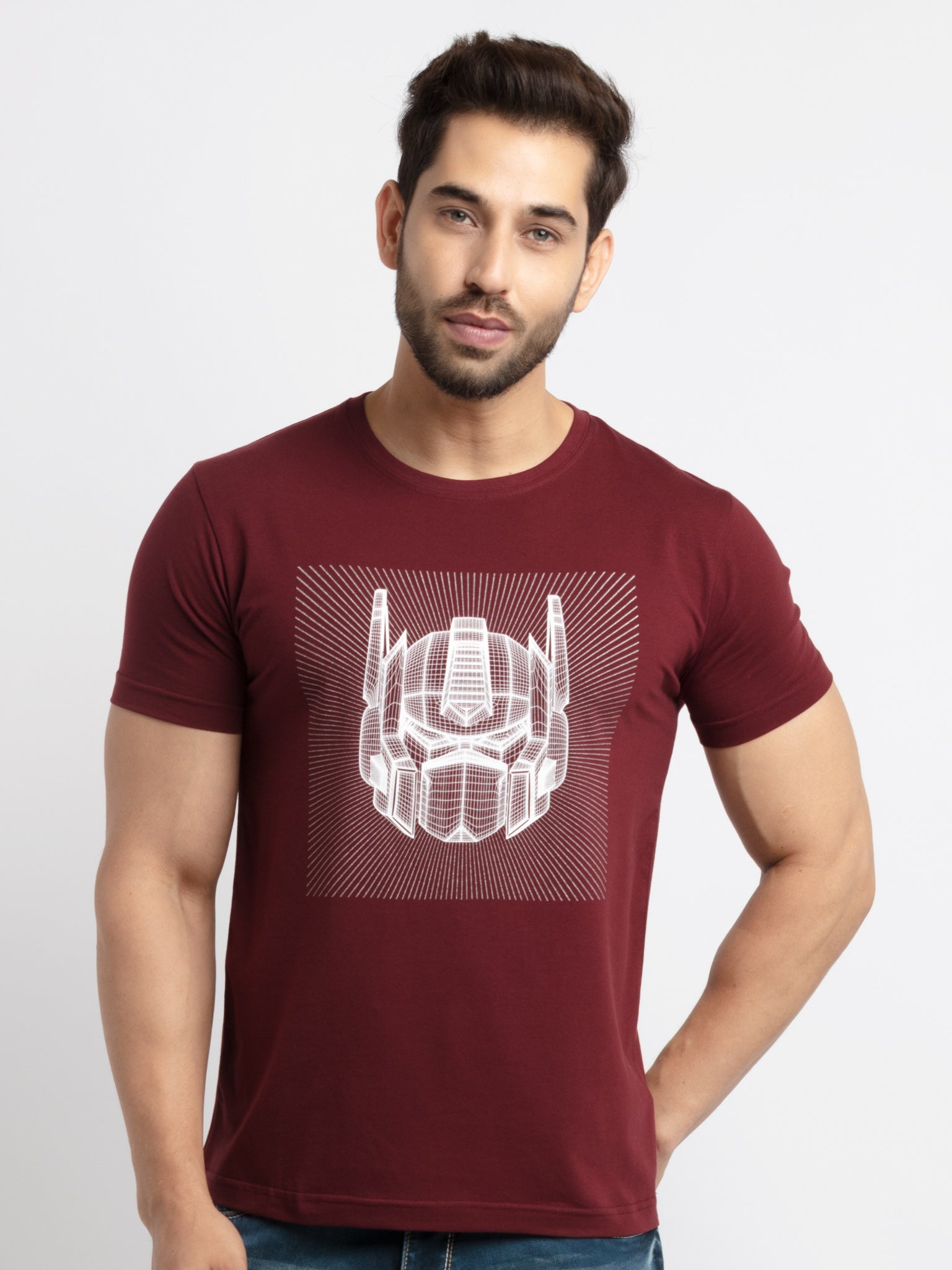 Status Quo |Mens Transformers Printed Round Neck T-shirt - S, M, L, XL, XXL