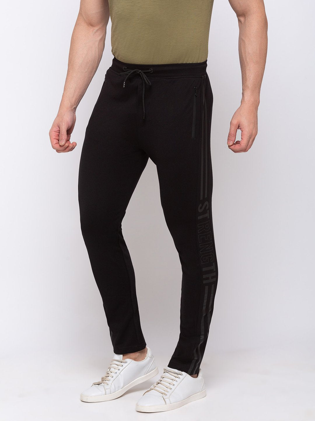 Solid Regular Fit Track Pants