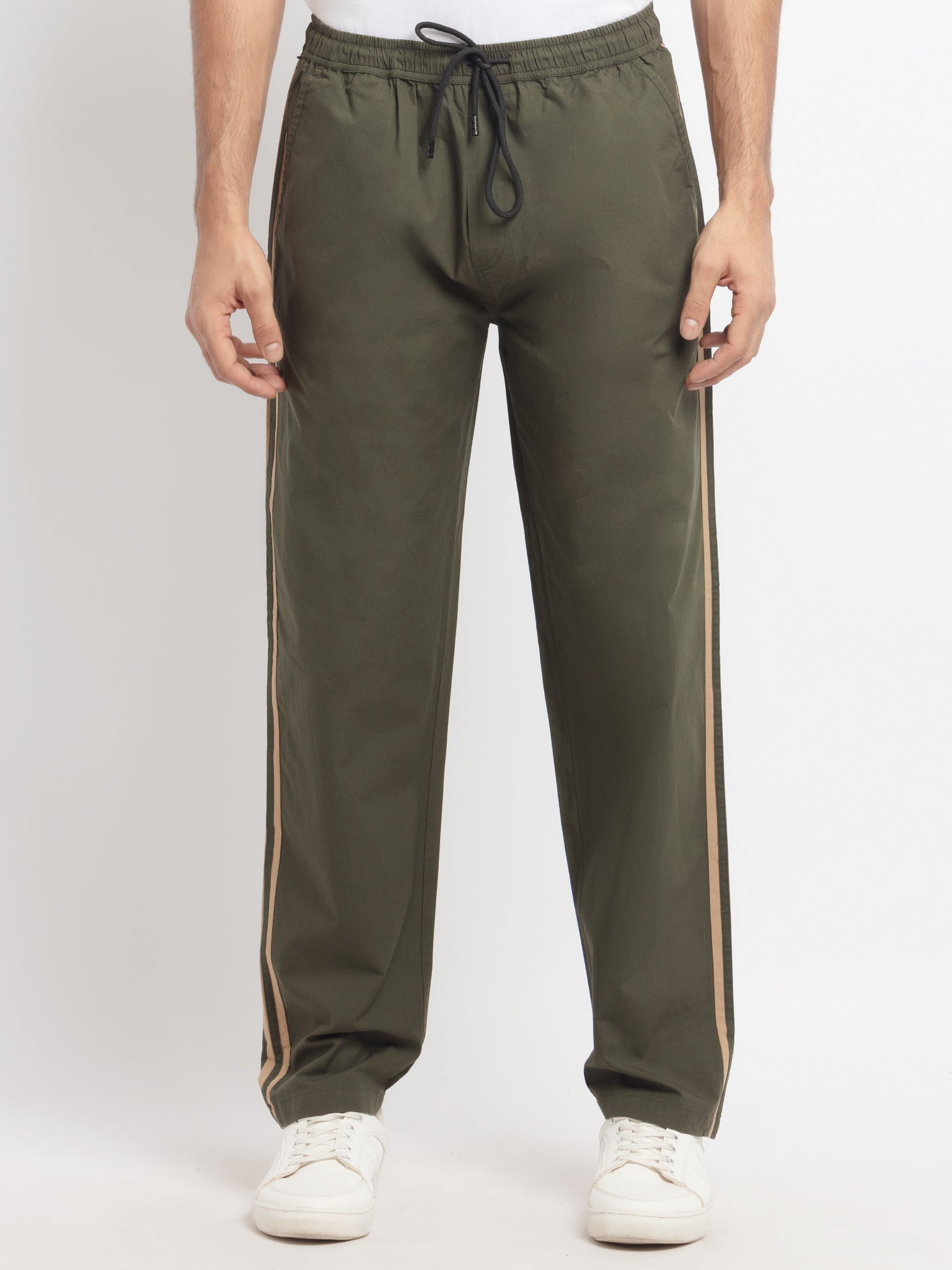 solid track pants